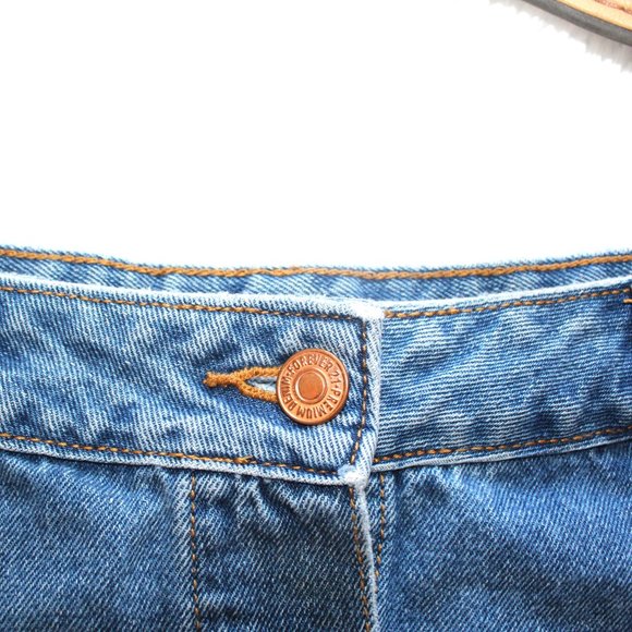 Forever 21 Denim Button Front Mini Skirt - Picture 5 of 8